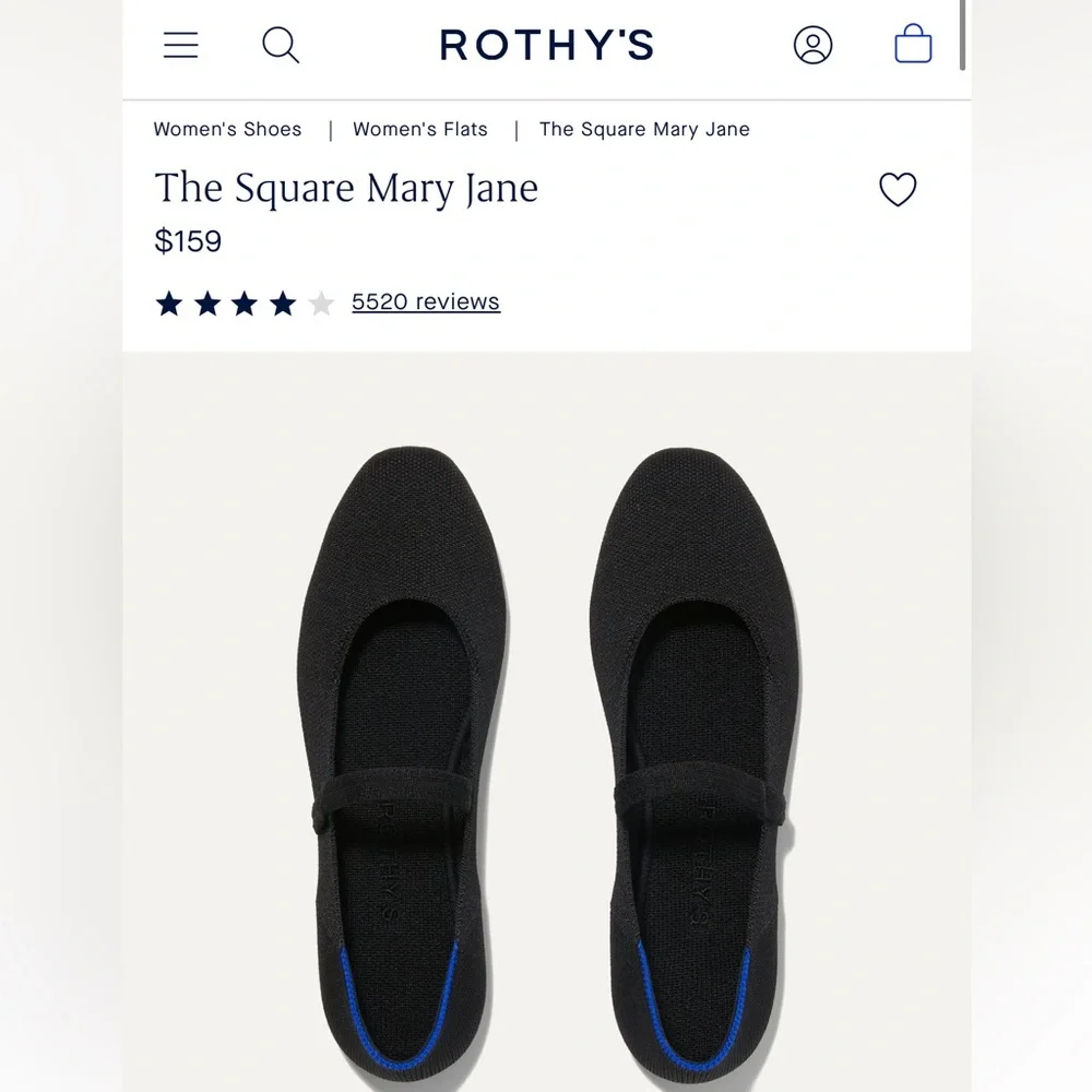 Rothy's Max Square Mary Janes - Picture 6 of 6